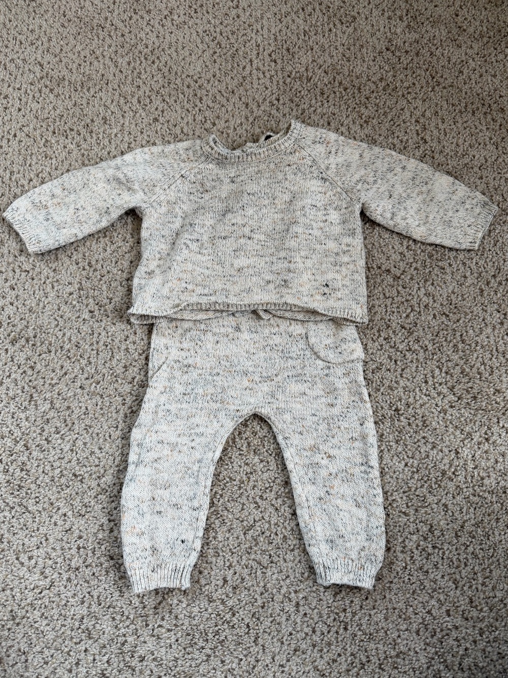 Zara Baby Sweater Set Unisex 3-6 Months